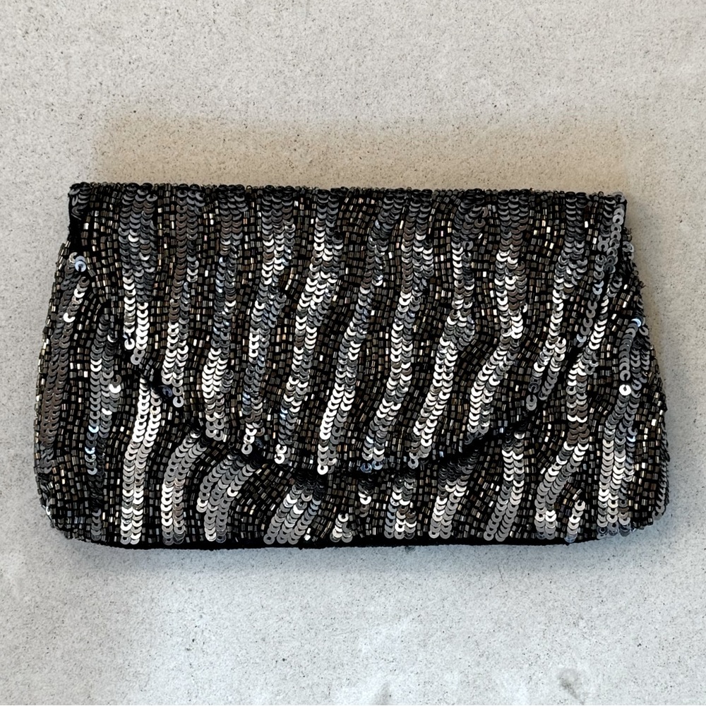 Chan Luu Small Sequined Clutch Bag - NEW